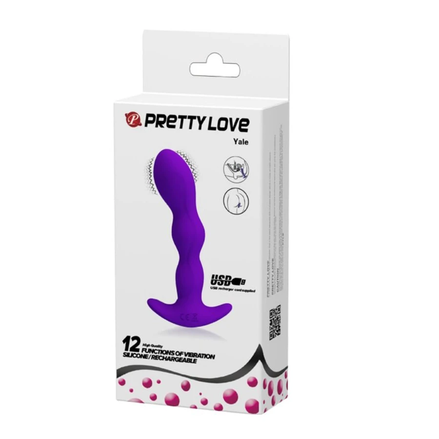 PRETTY LOVE - ANAL MASSAGER 12 LILAC VIBRATION MODES